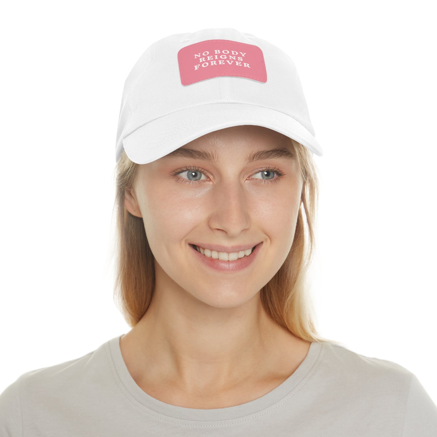 No Body Reigns Forever Hat w/ Leather Patch