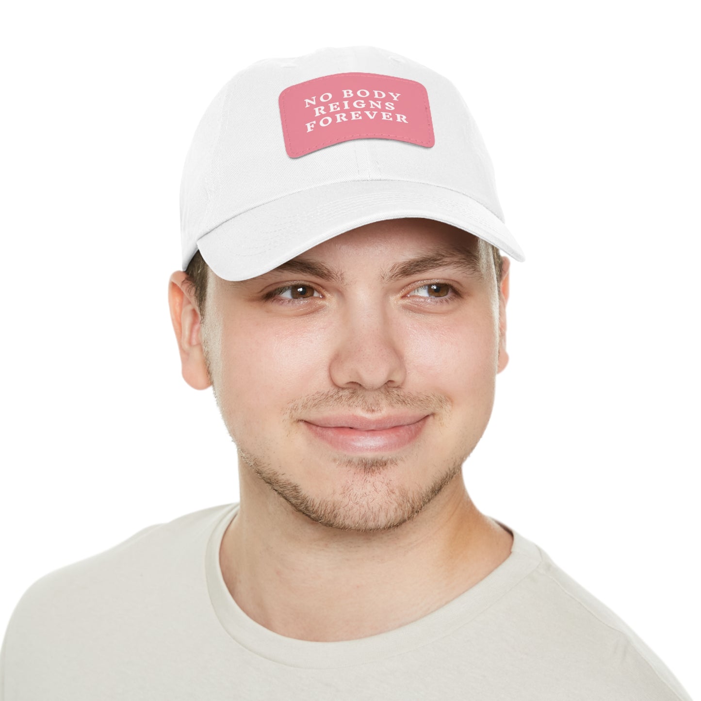 No Body Reigns Forever Hat w/ Leather Patch